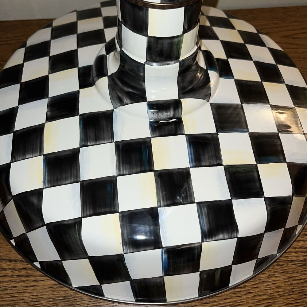 Mackenzie-Childs Courtly Check Barn Pendant Lamp - 18"